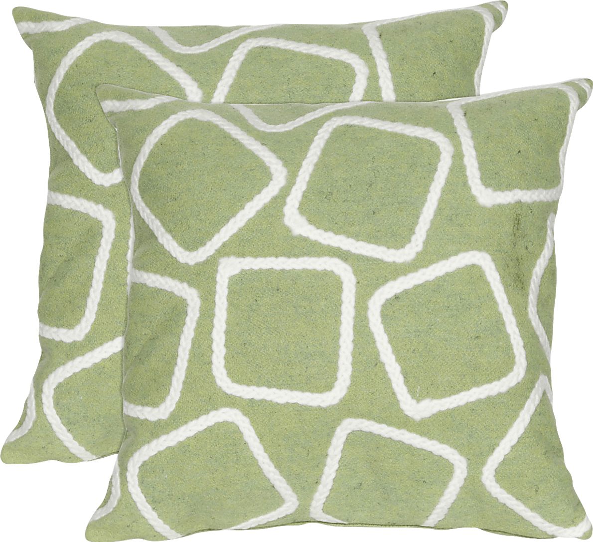 Arnway Green Indoor/Outdoor Accent Pillow, Set of Two