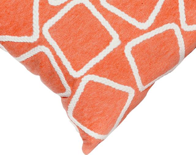 Arnway Orange Indoor/Outdoor Accent Pillow, Set of Two - Thumbnail - Image 3