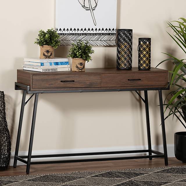 Aronca Brown Sofa Table - Thumbnail - Image 2