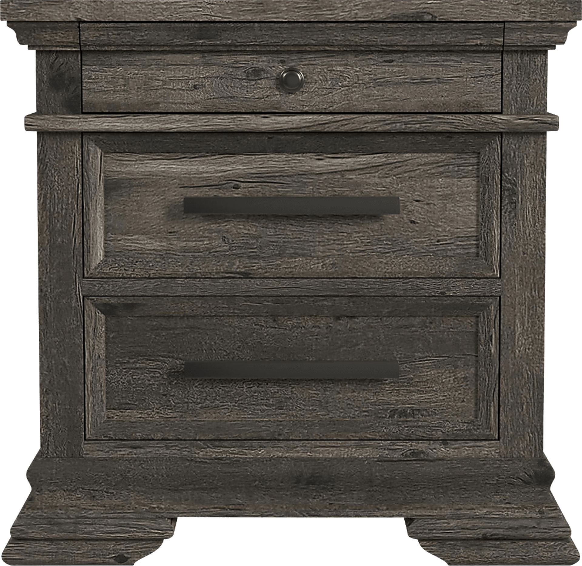 Aroyan Gray Nightstand - Image 4
