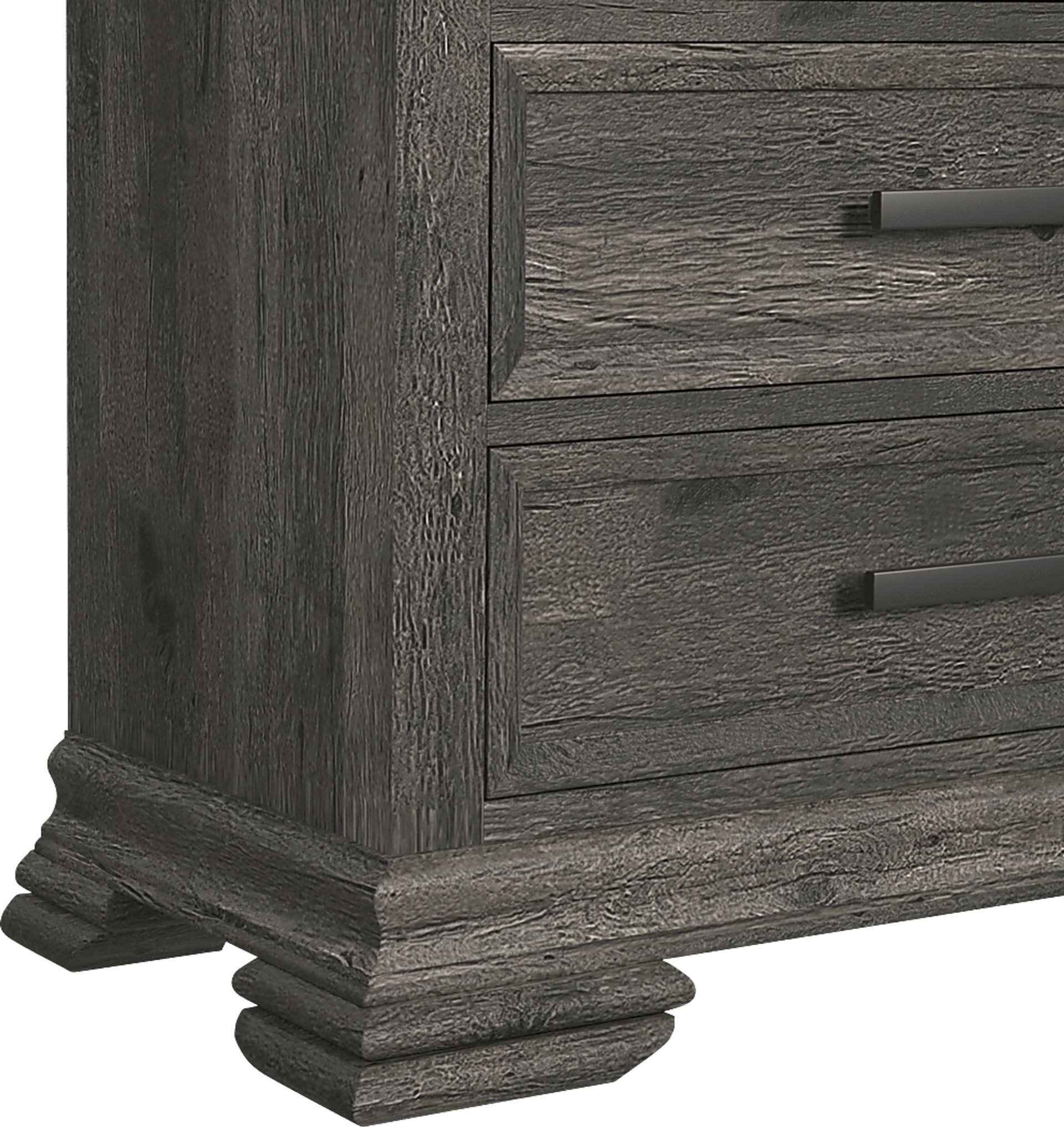 Aroyan Gray Nightstand - Image 6