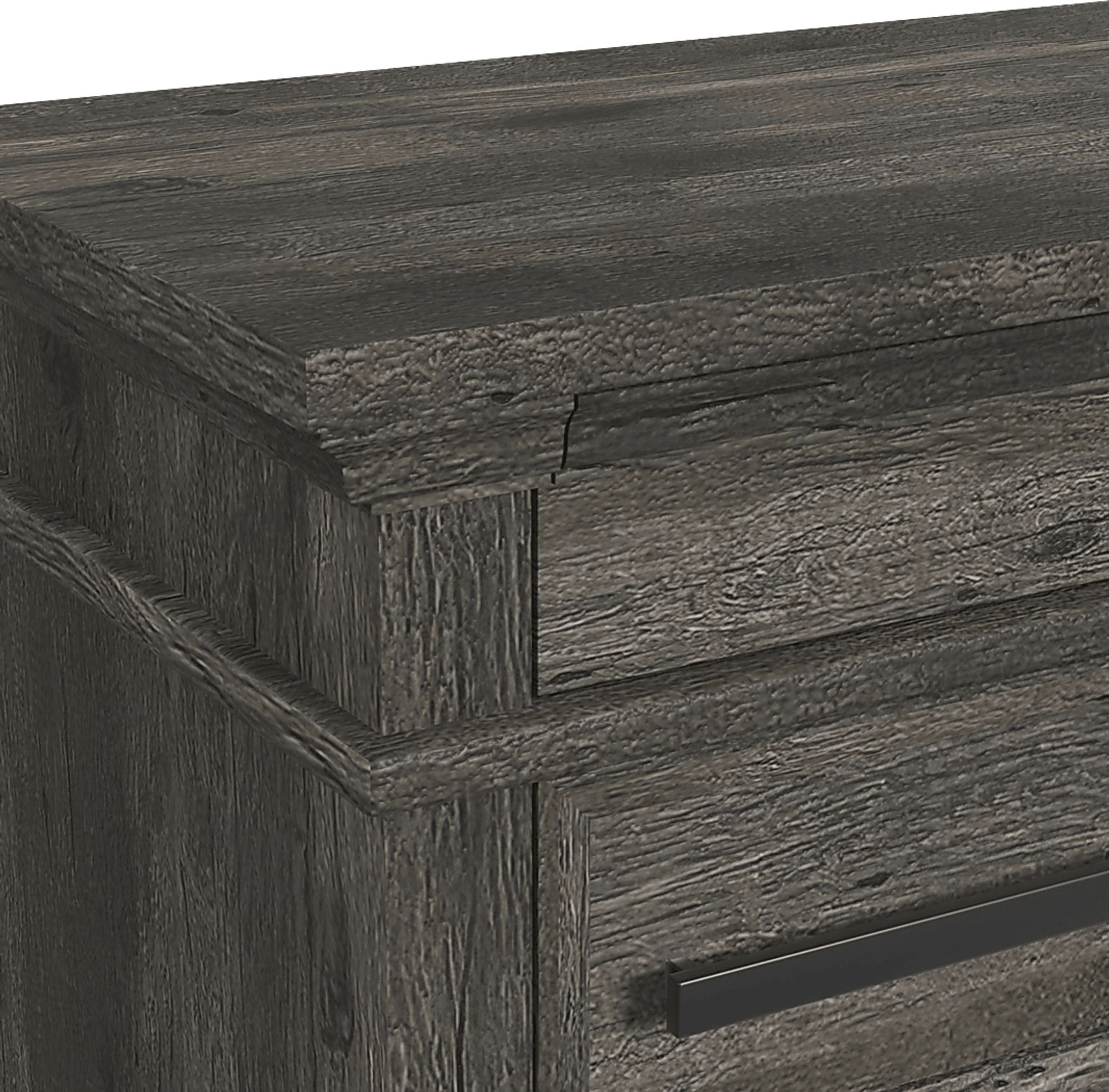 Aroyan Gray Nightstand - Image 9