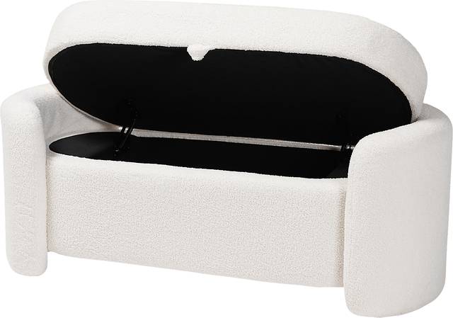 Arpieka Ivory Storage Bench - Thumbnail - Image 4
