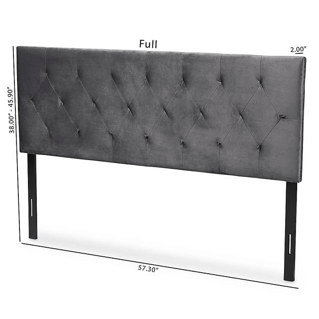 Arpino Gray Full Upholstered Headboard - Thumbnail - Image 5