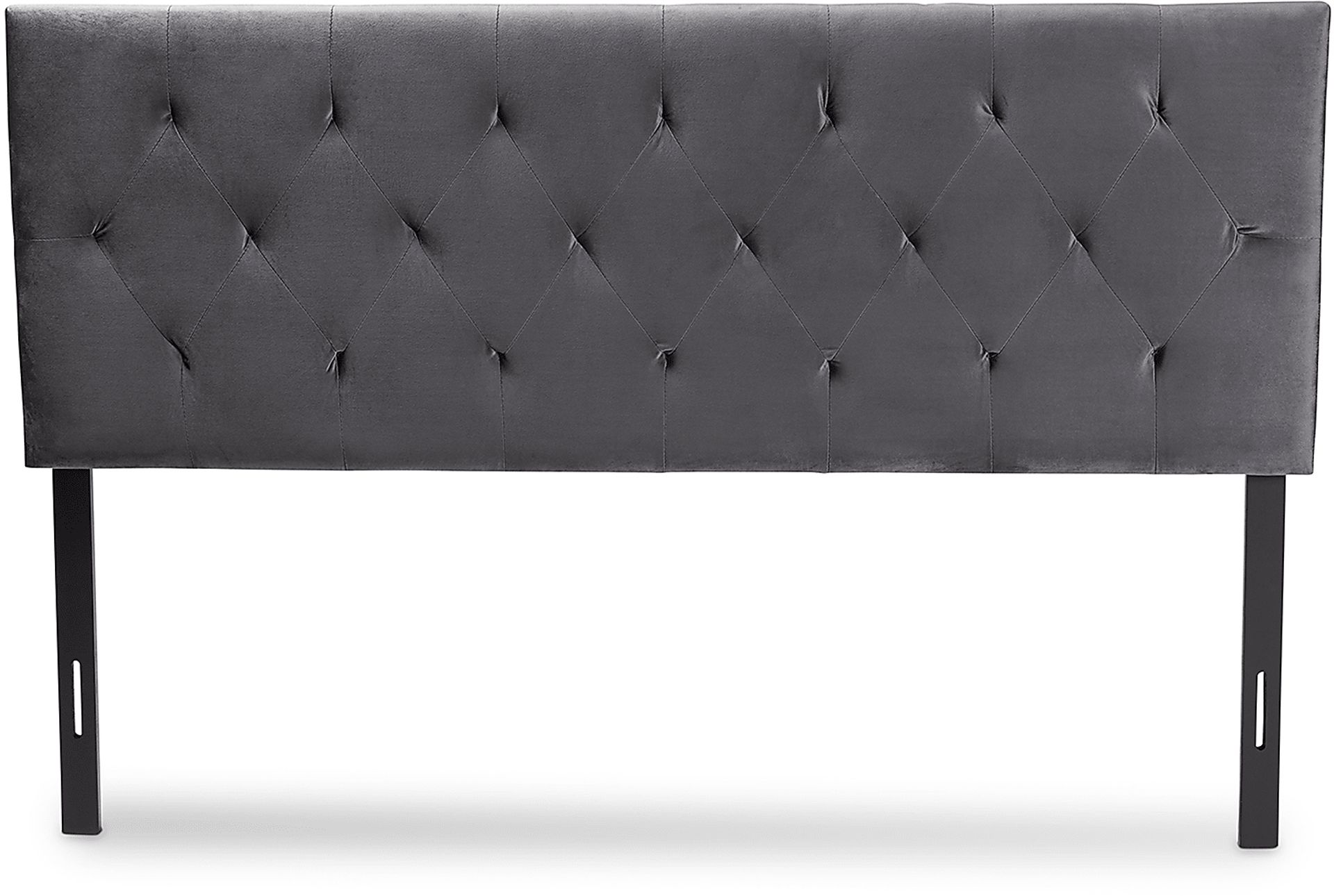 Arpino Gray Queen Upholstered Headboard - Image 3
