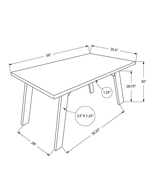 Arrawana Walnut Dining Table - Thumbnail - Image 4