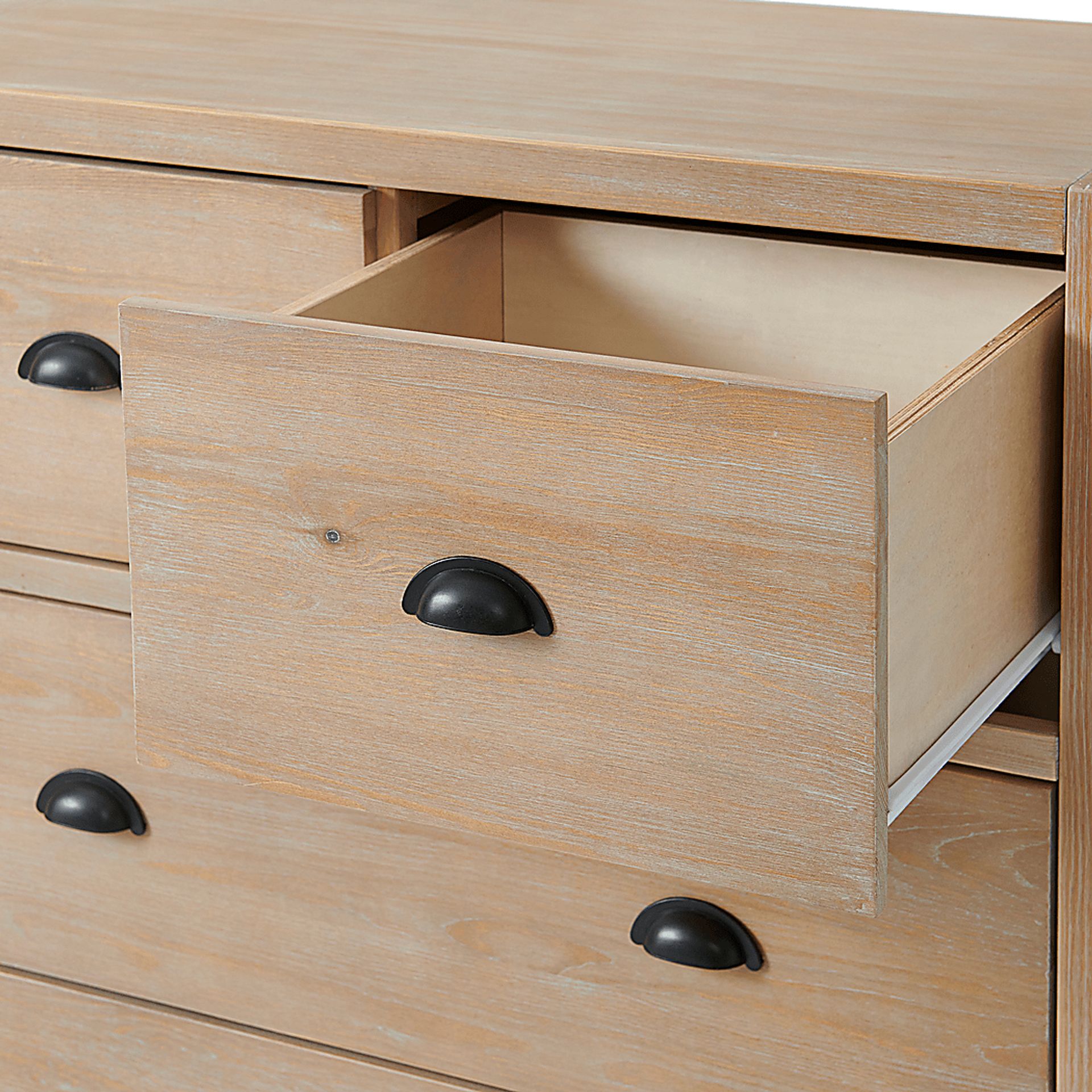 Arrieta Brown 5 Drawer Chest - Image 4