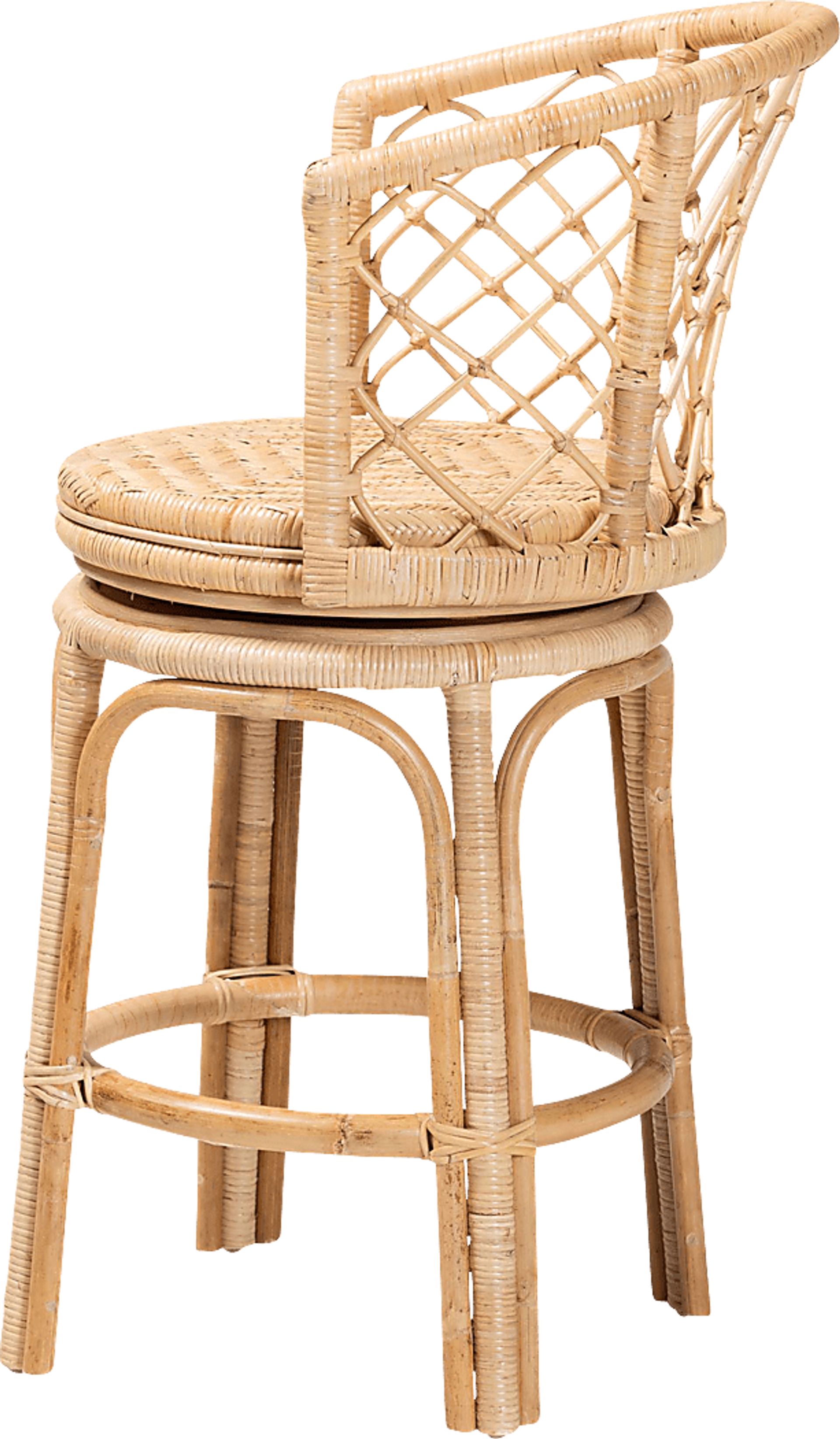 Arrigonie Natural Swivel Counter Height Stool - Image 5