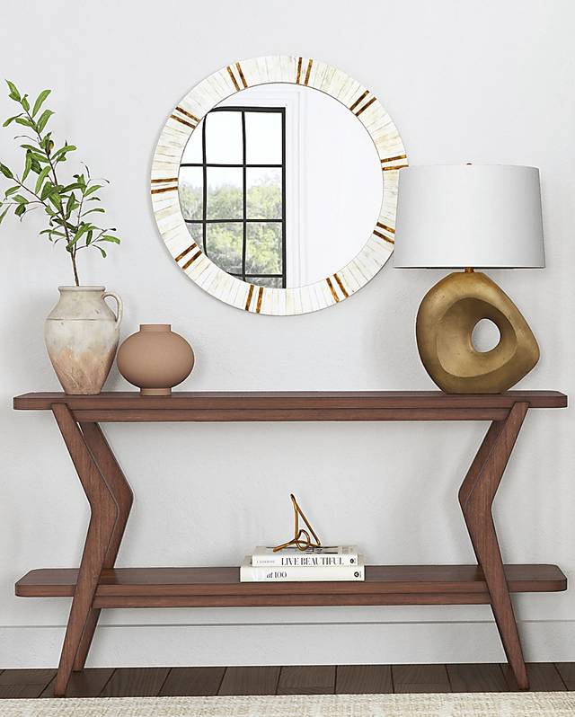 Arronda Brown Console Table - Thumbnail - Image 2