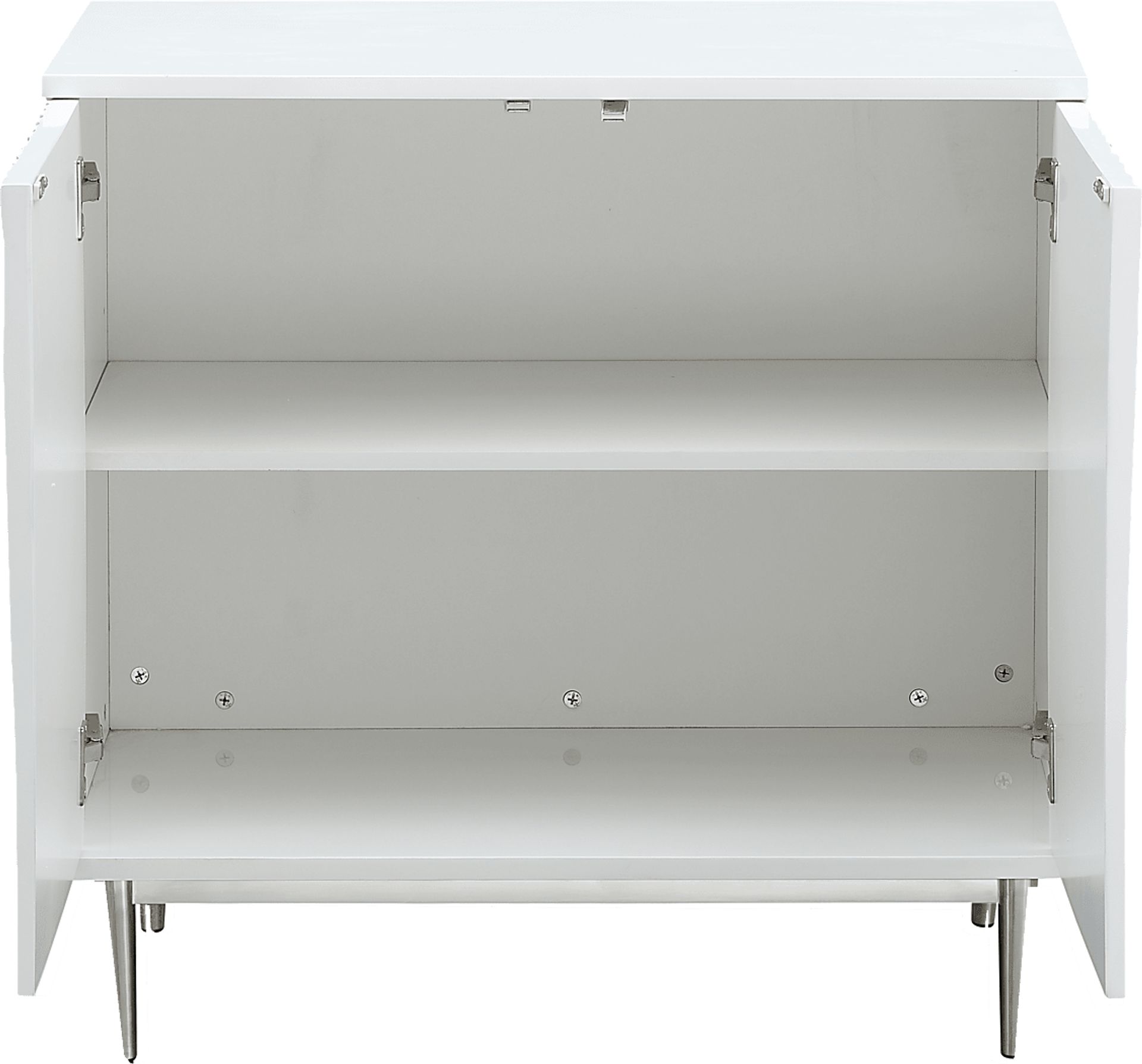 Arrowrock Gray Accent Cabinet - Image 3