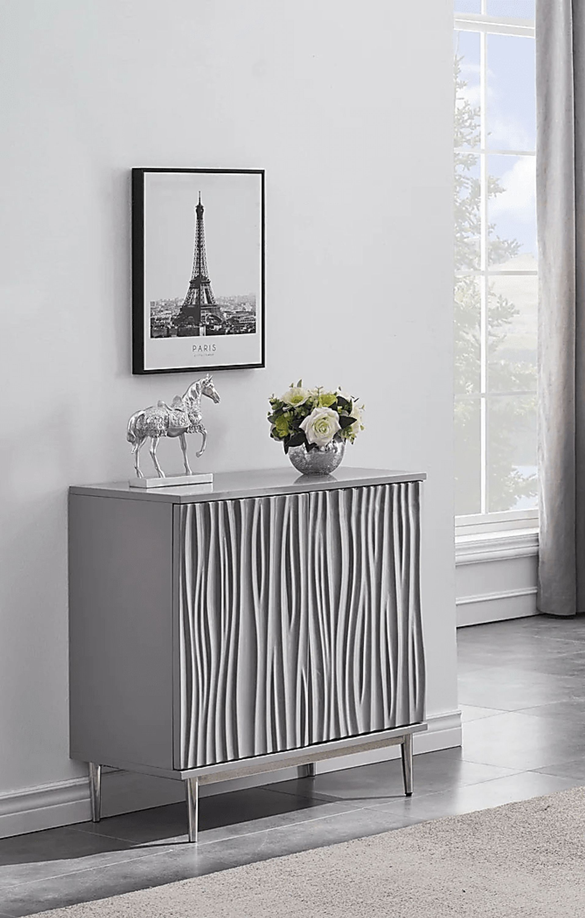 Arrowrock Gray Accent Cabinet - Image 5