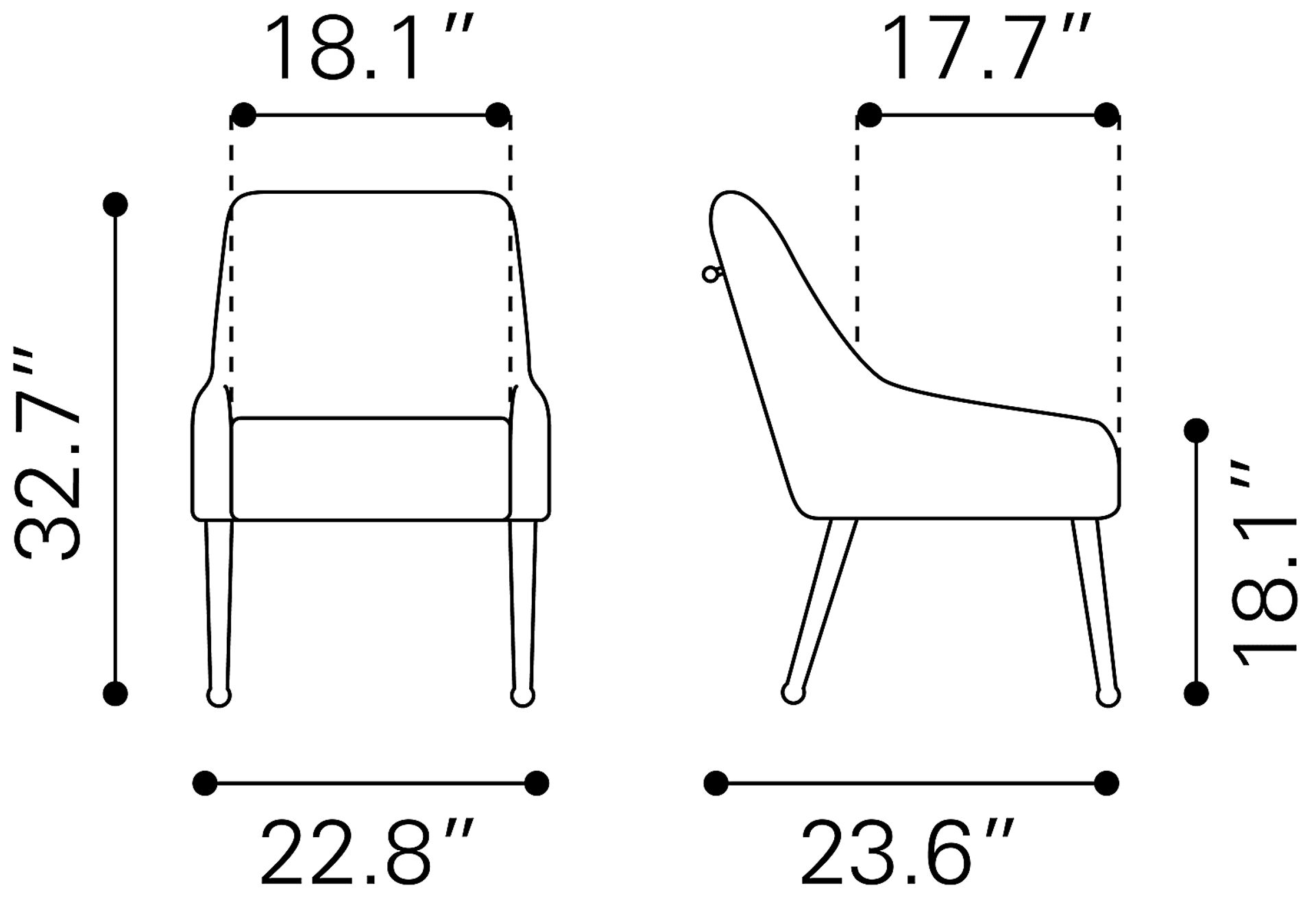 Arroya Blue Side Chair - Image 11