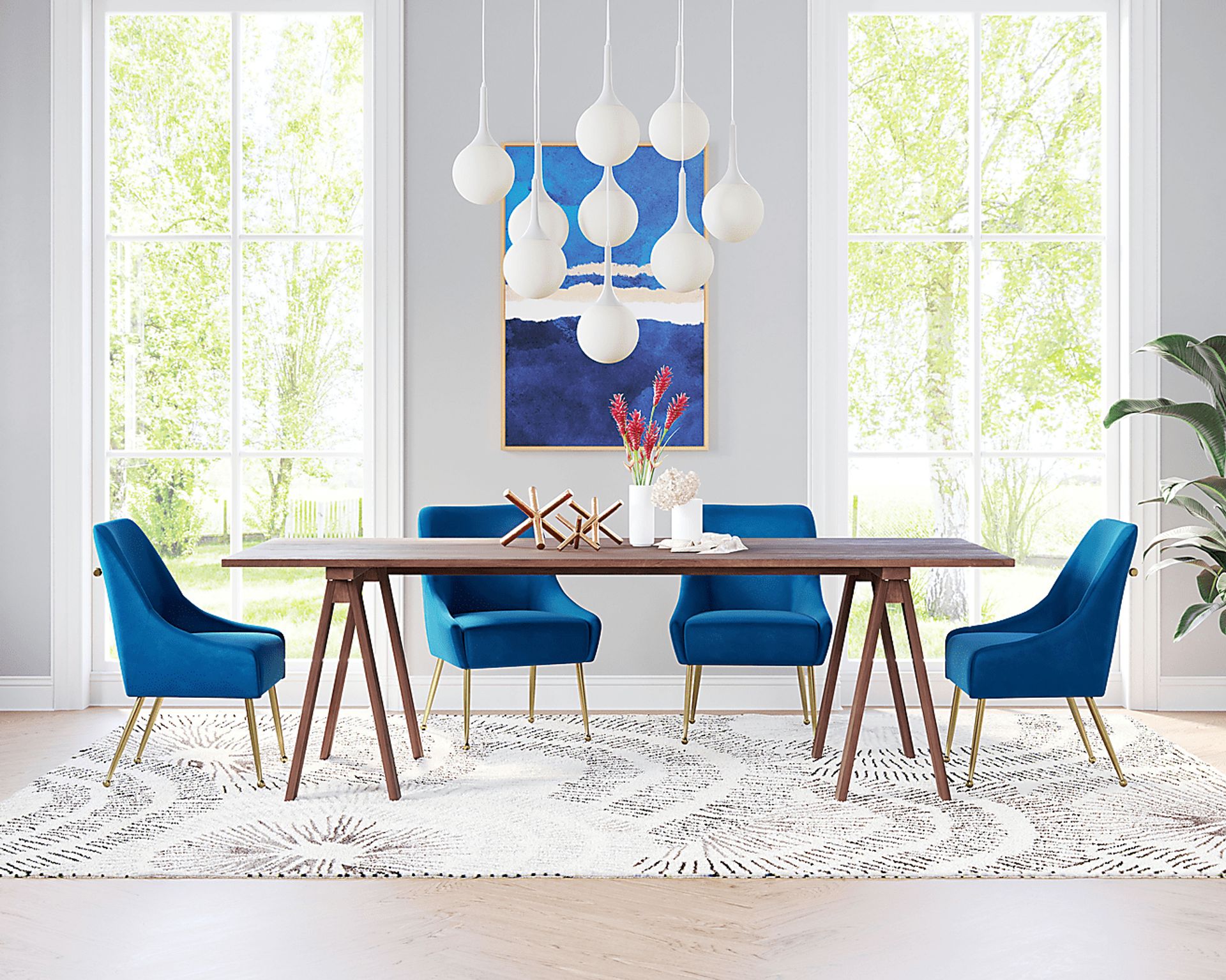 Arroya Blue Side Chair - Image 8