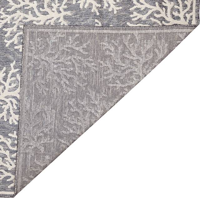 Arshall Blue 6'6 x 9'4 Indoor/Outdoor Rug - Thumbnail - Image 6