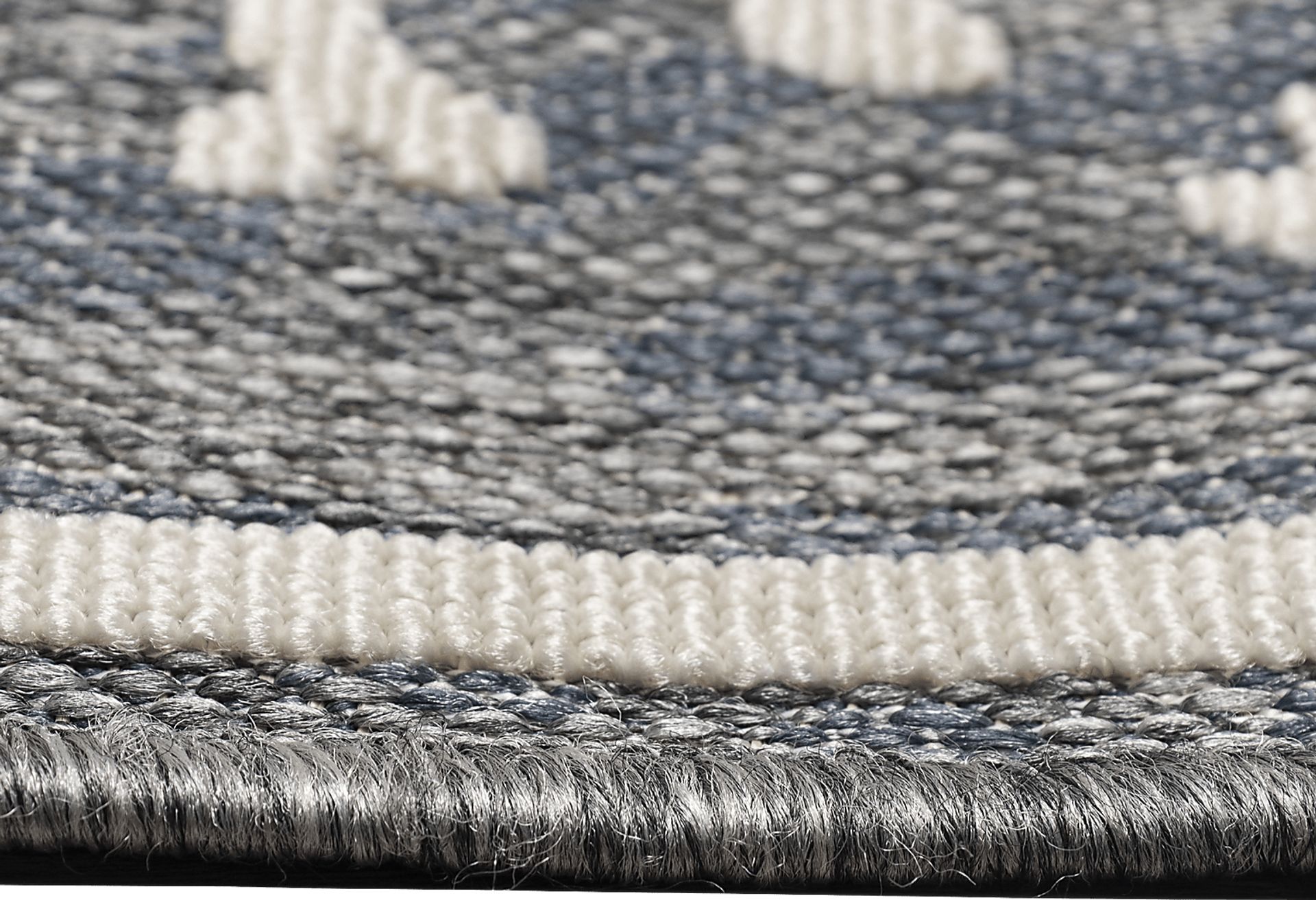 Arshall Blue 7'10 x 9'10 Indoor/Outdoor Rug - Image 8