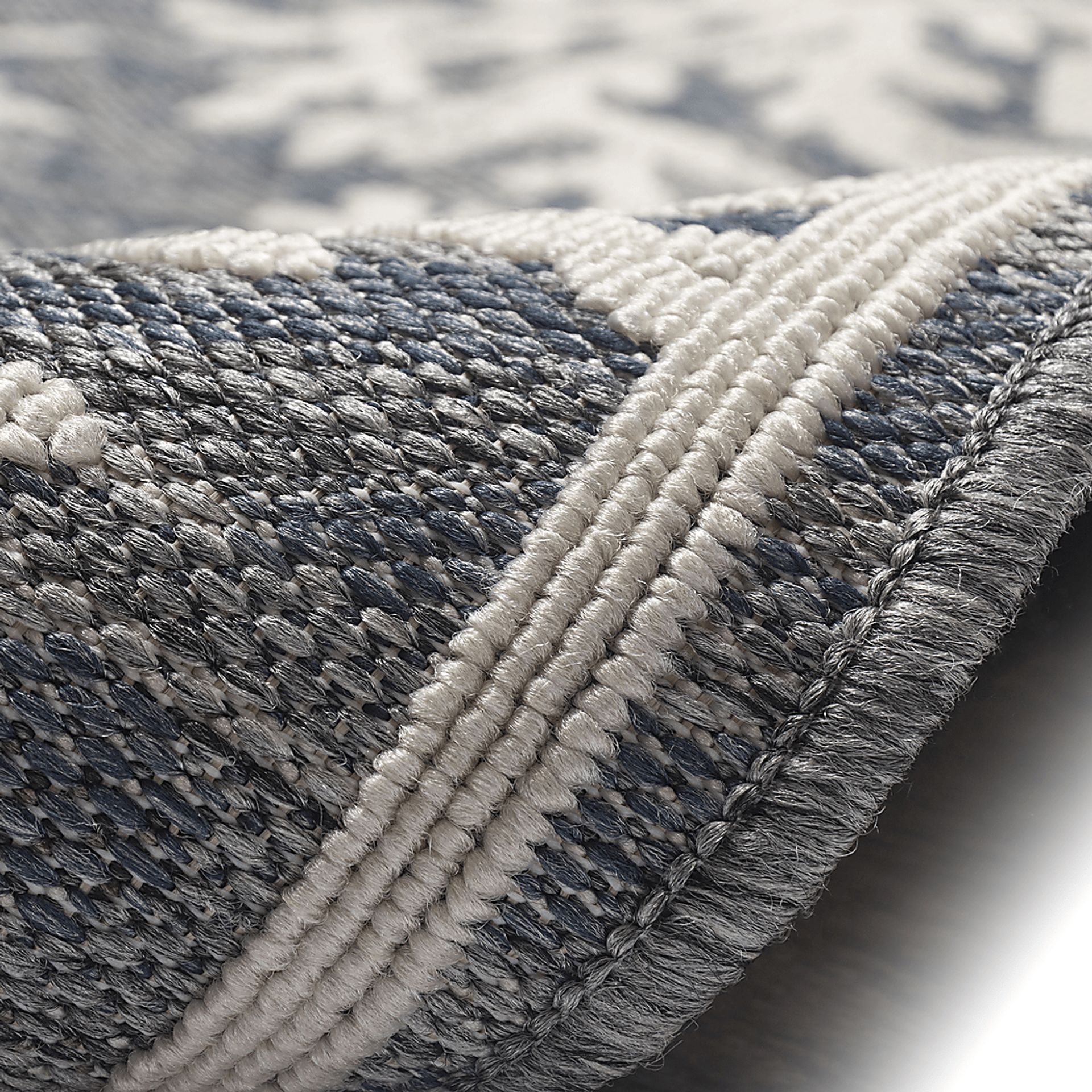 Arshall Blue 7'10 x 9'10 Indoor/Outdoor Rug - Image 9
