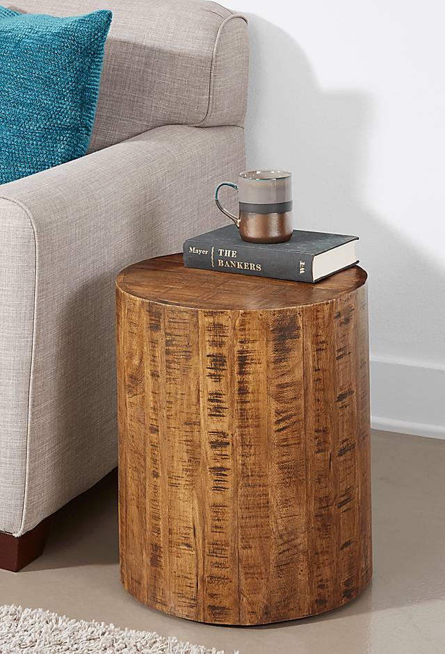 Arstela Brown Accent Stool - Thumbnail - Image 5