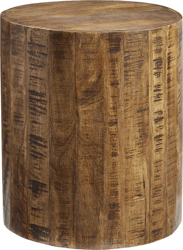 Arstela Brown Accent Stool - Thumbnail - Image 1