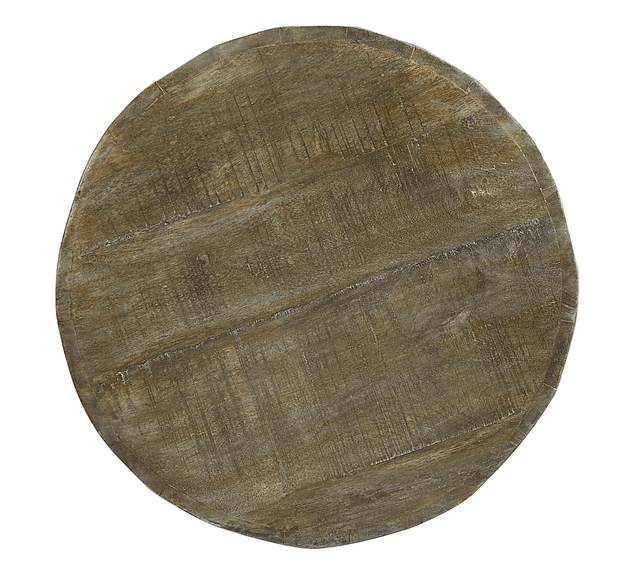 Arstela Gray Accent Stool - Thumbnail - Image 4