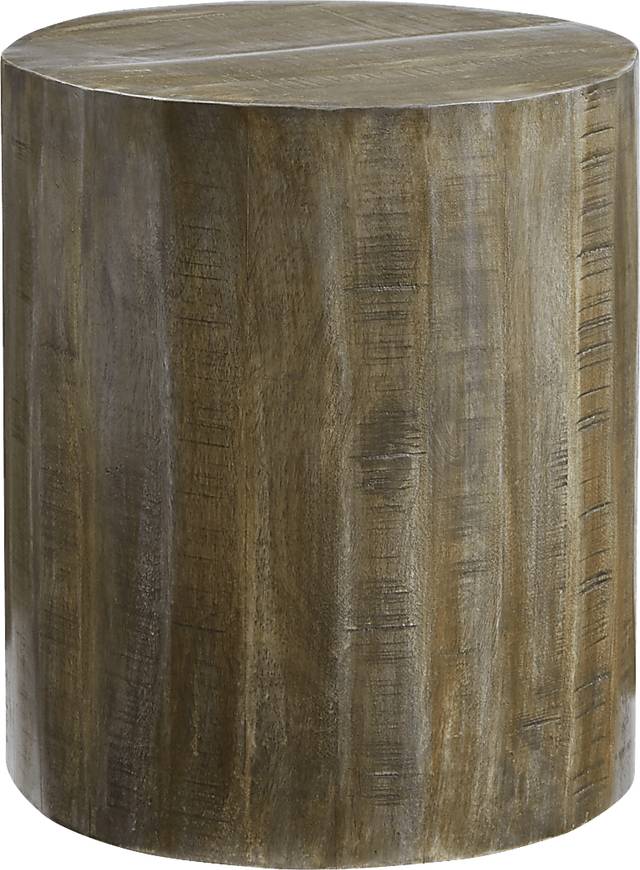 Arstela Gray Accent Stool - Thumbnail - Image 1