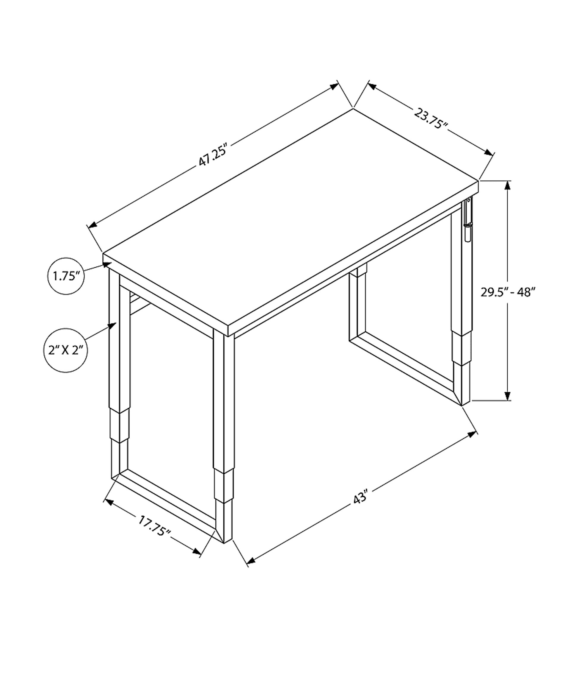 Artaban Brown Desk - Image 15