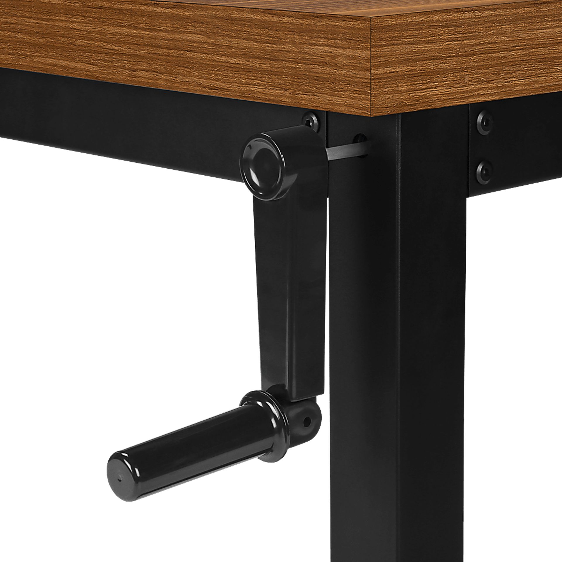 Artaban Walnut Height Adjustable Desk - Image 6