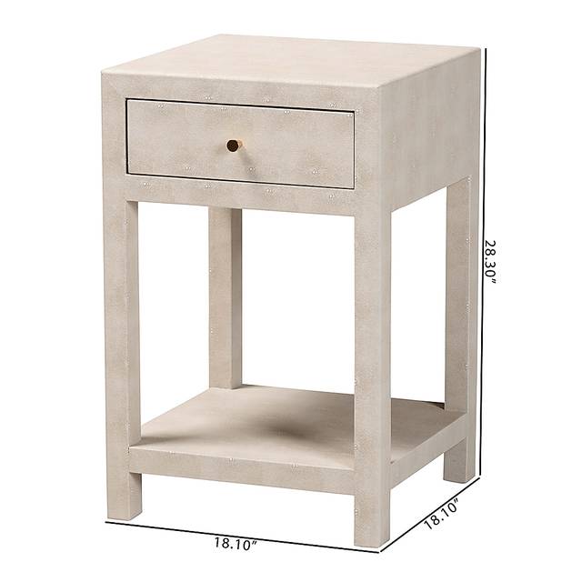 Artemisiay Beige End Table - Thumbnail - Image 4