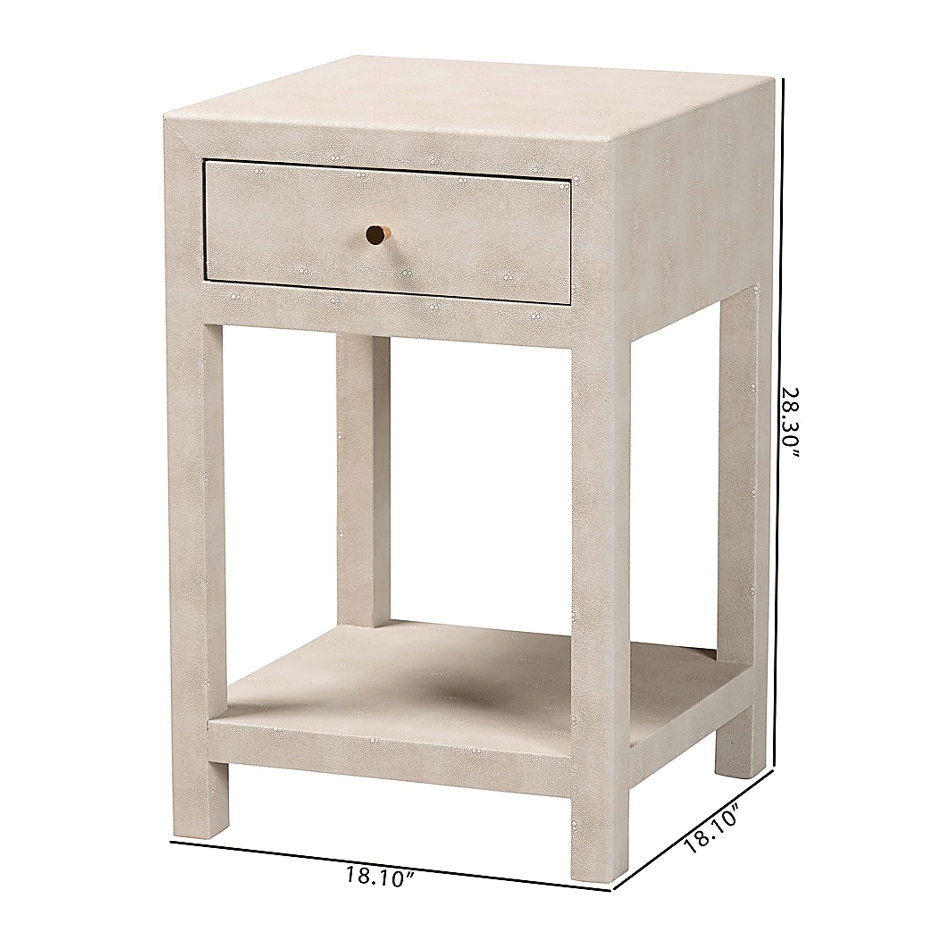 Artemisiay Beige End Table - Image 4