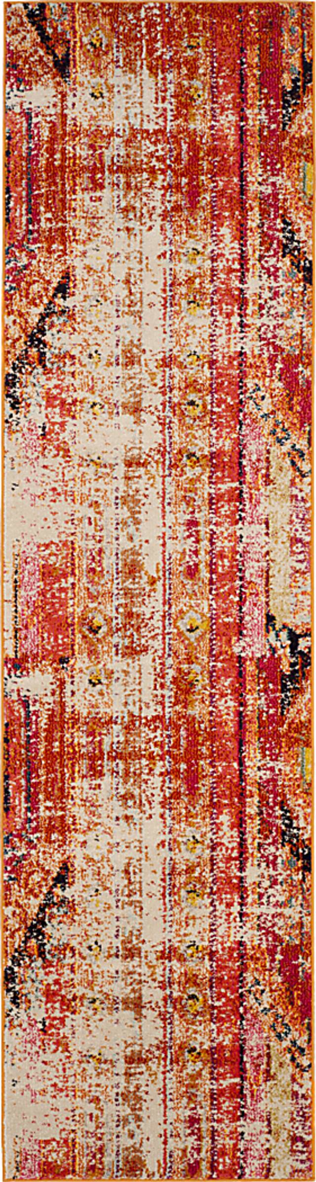 Artesia Orange 2'2 x 10' Rug - Thumbnail - Image 1