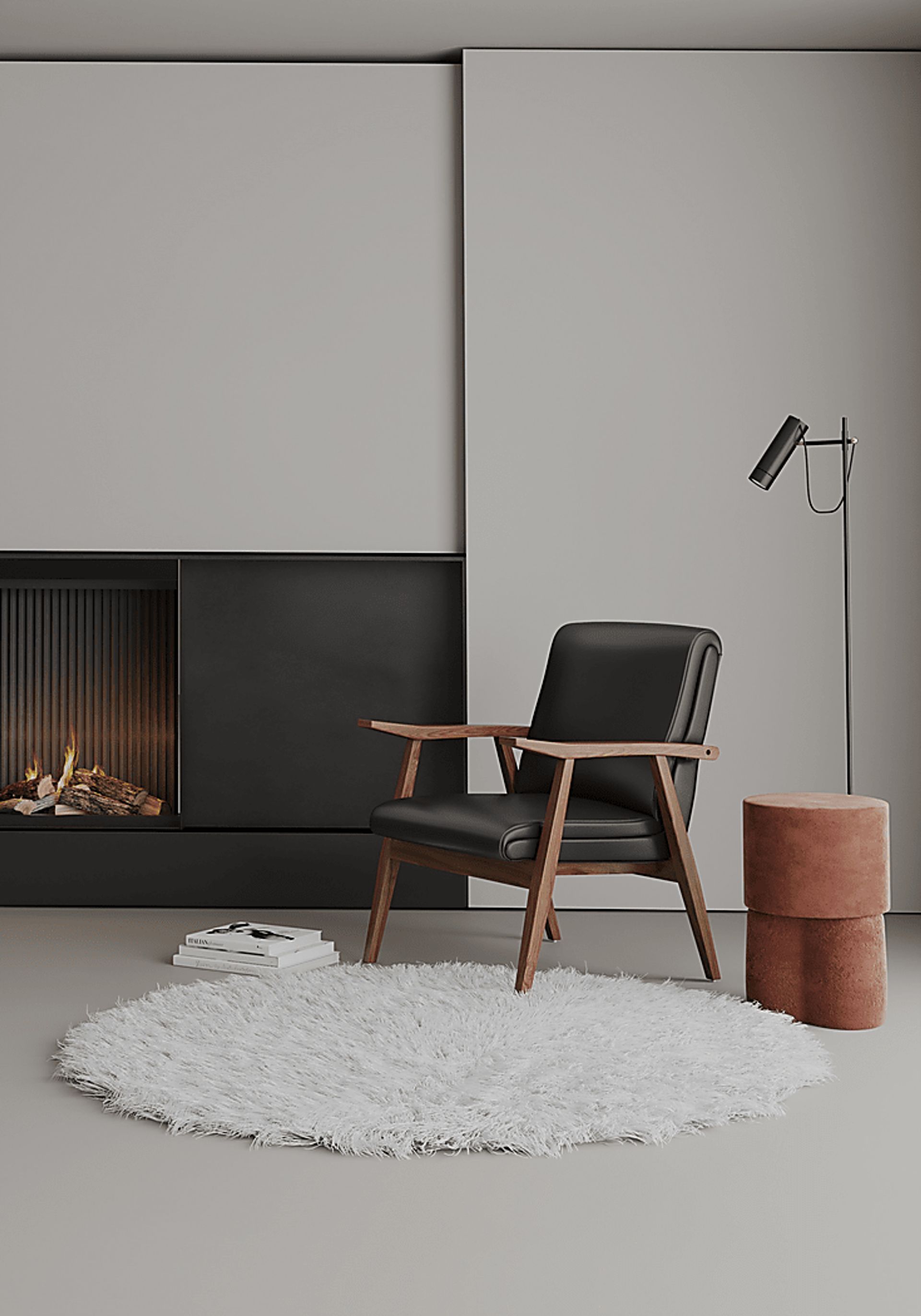 Artessian Black Accent Chair - Image 5