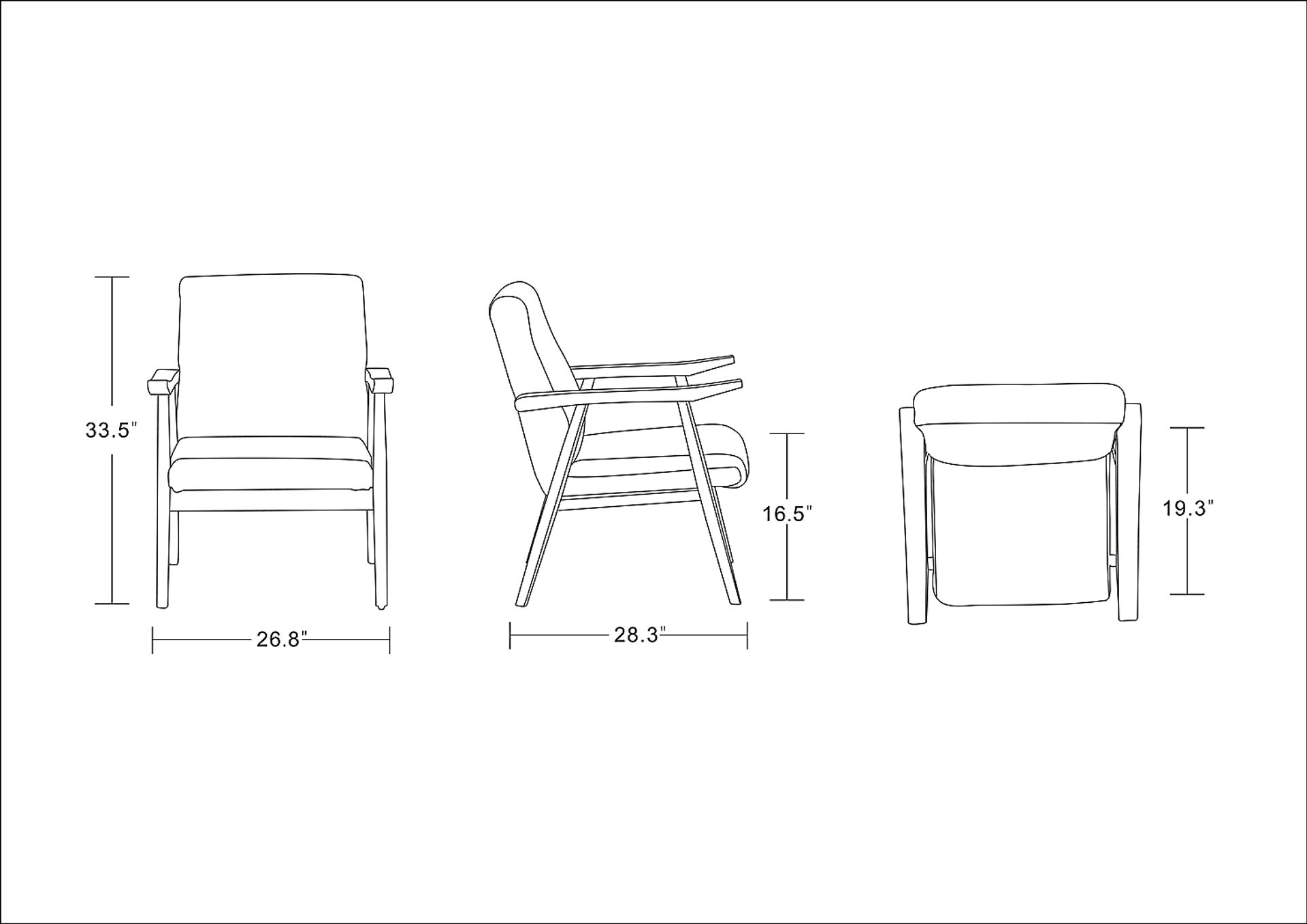 Artessian Black Accent Chair - Image 6
