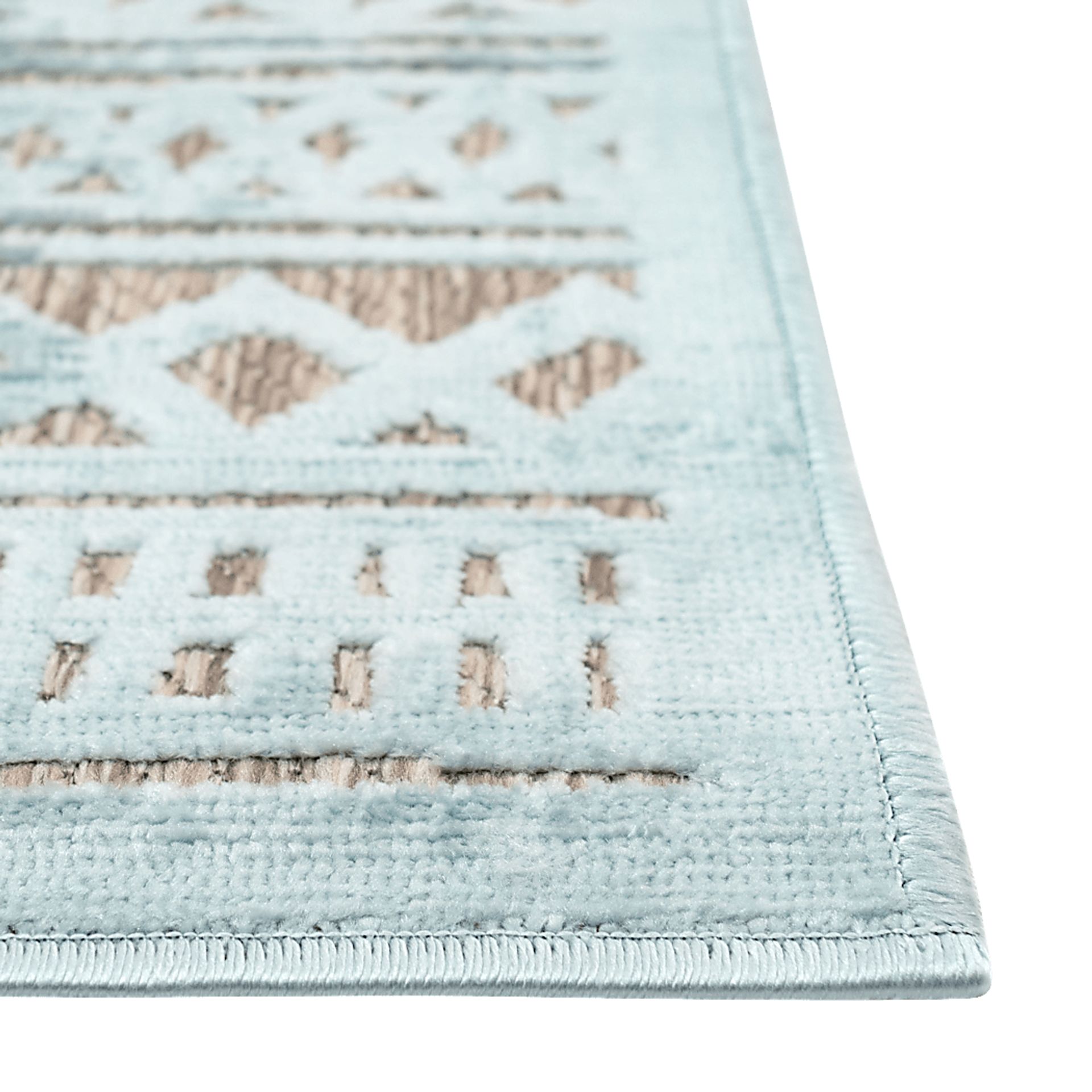 Arthea Blue 4'10 x 7'6 Indoor/Outdoor Rug - Image 2