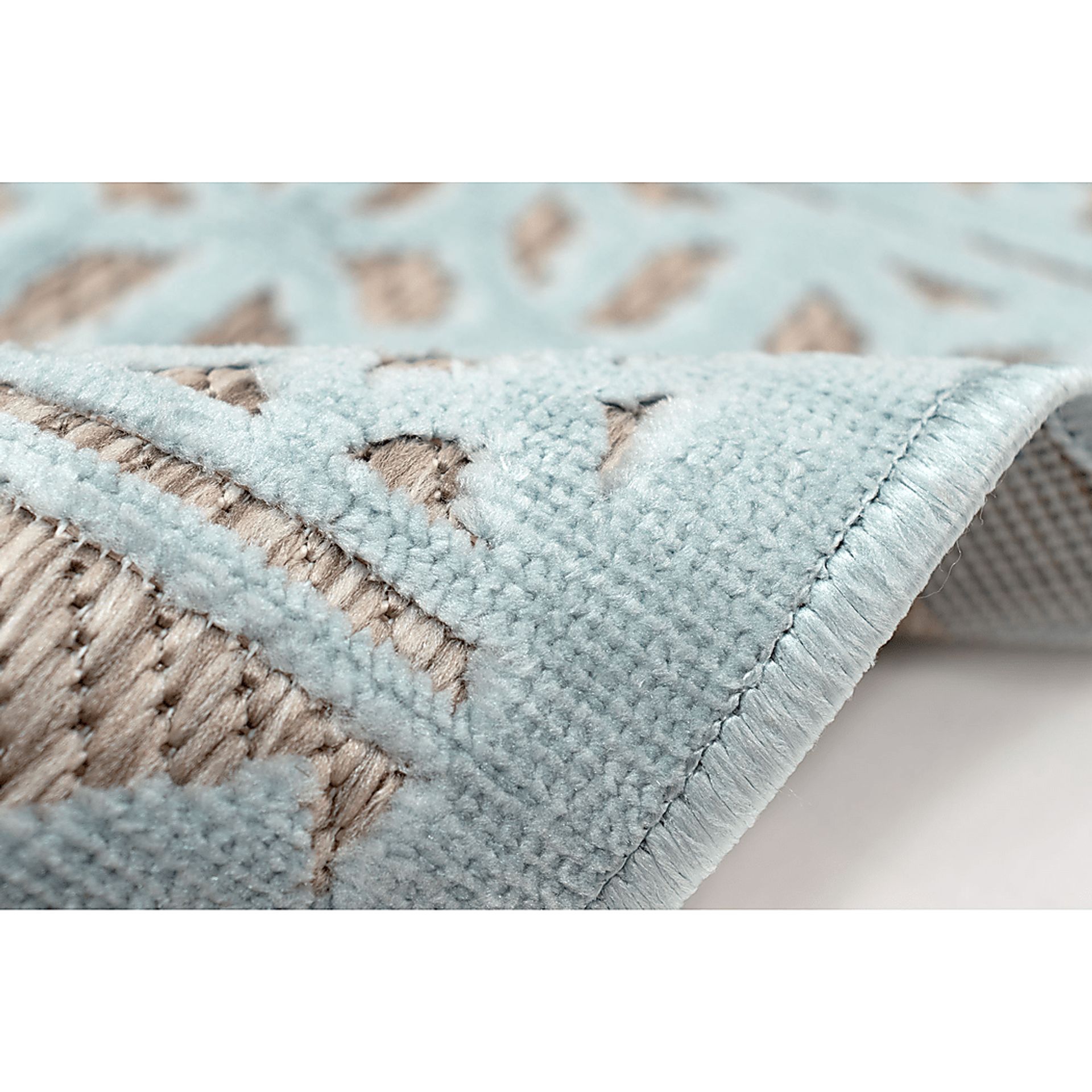 Arthea Blue 4'10 x 7'6 Indoor/Outdoor Rug - Image 3