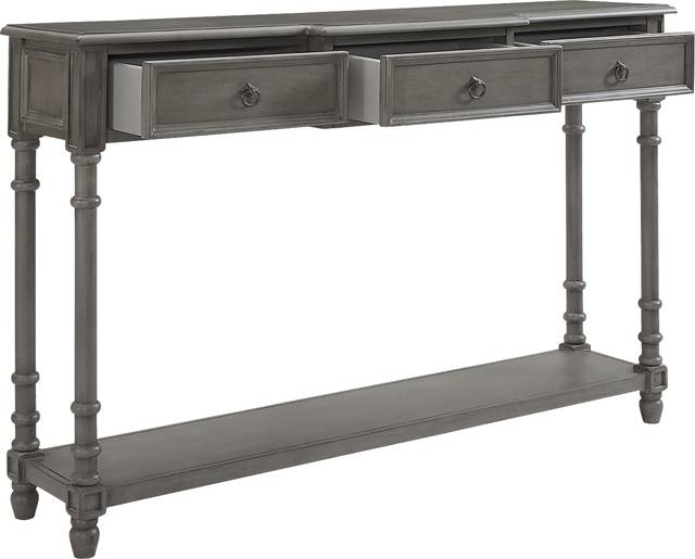 Arthington Gray Sofa Table - Thumbnail - Image 2