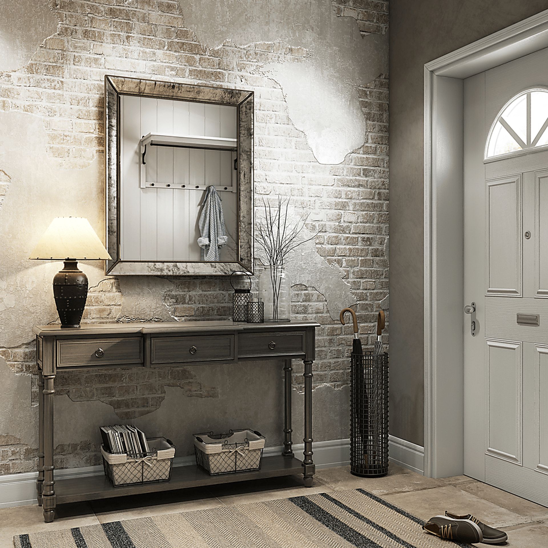 Arthington Gray Sofa Table - Image 7