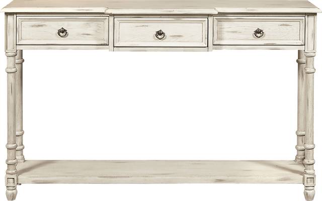 Arthington White Sofa Table - Thumbnail - Image 6