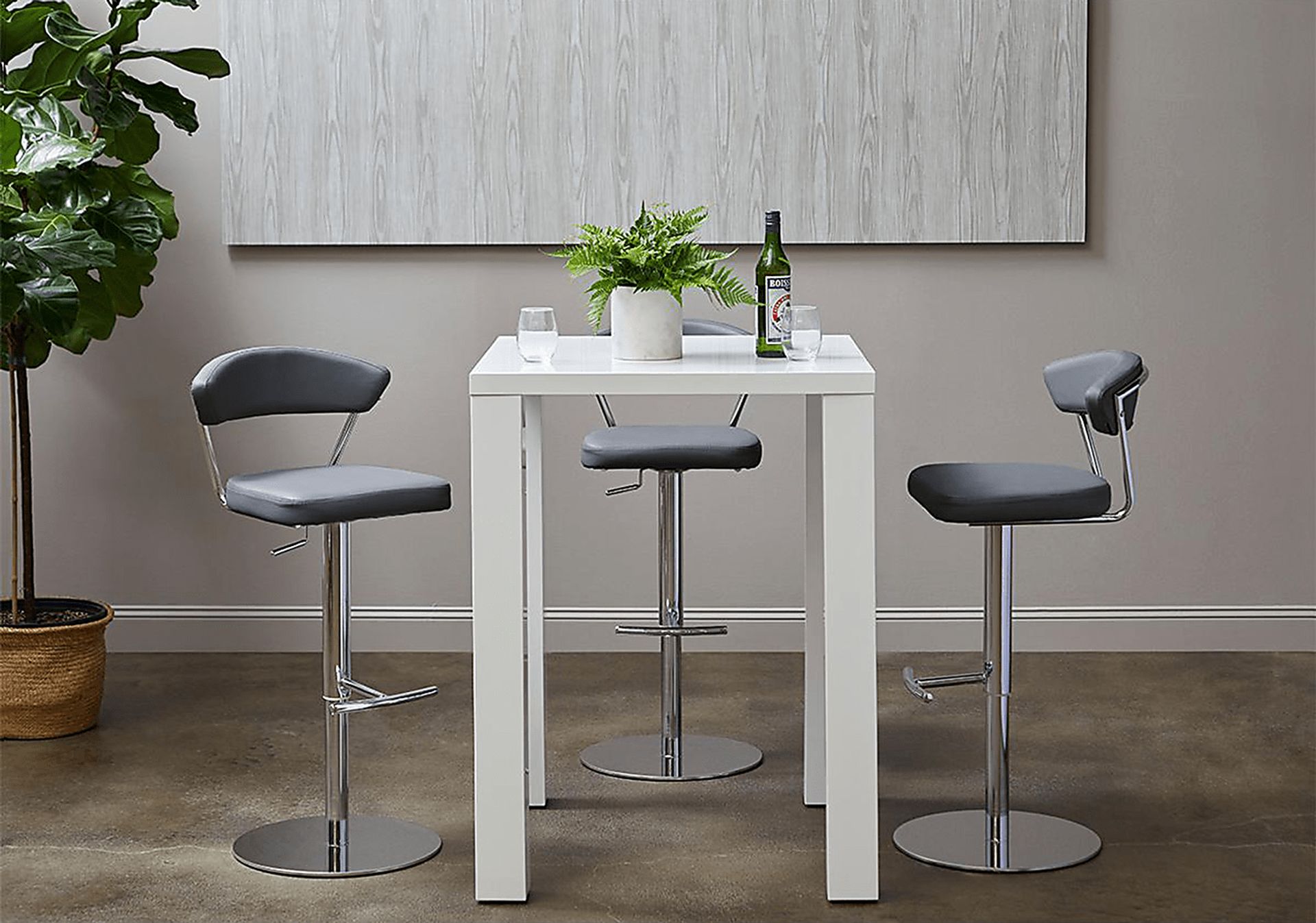 Artigale Gray Adjustable Stool - Image 2