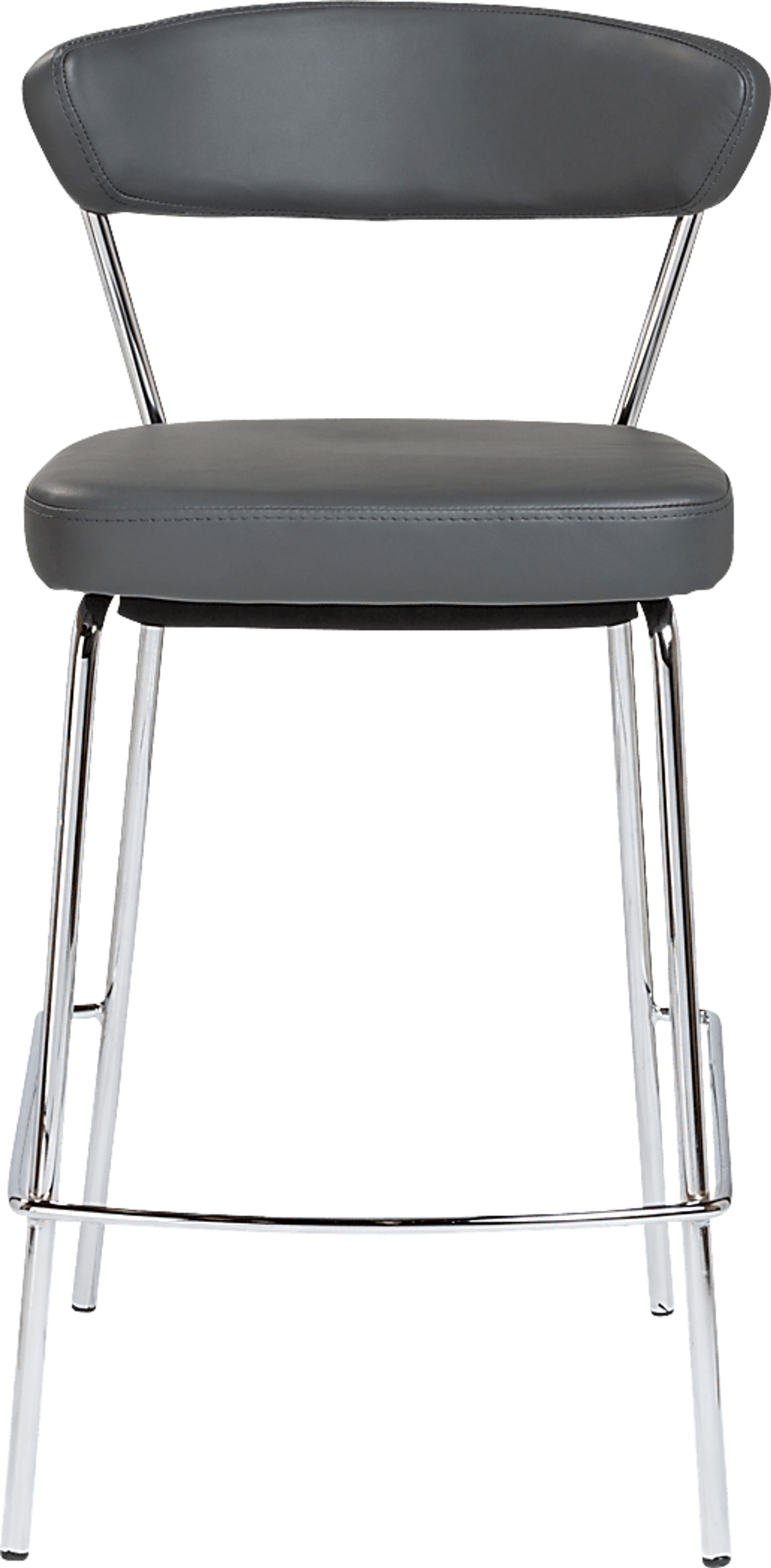 Artigale Gray Counter Stool, Set of 2 - Image 2