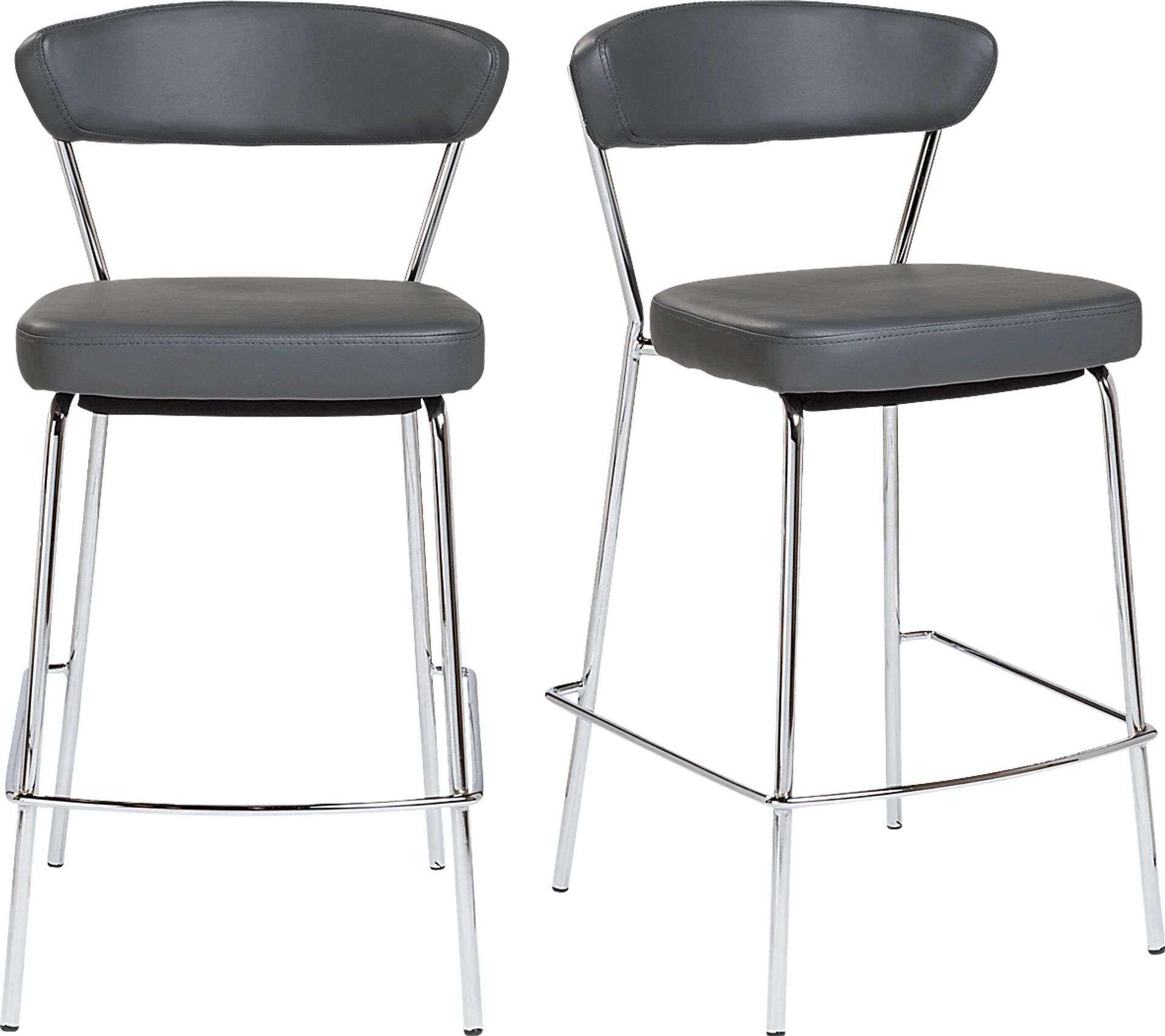 Artigale Gray Counter Stool, Set of 2 - Image 1