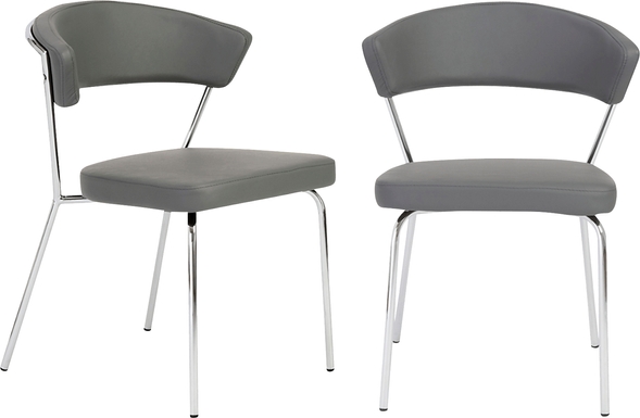 Artigale Gray Dining Chair, Set of 2