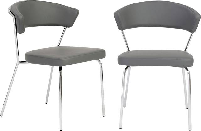 Artigale Gray Dining Chair, Set of 2 - Thumbnail - Image 1