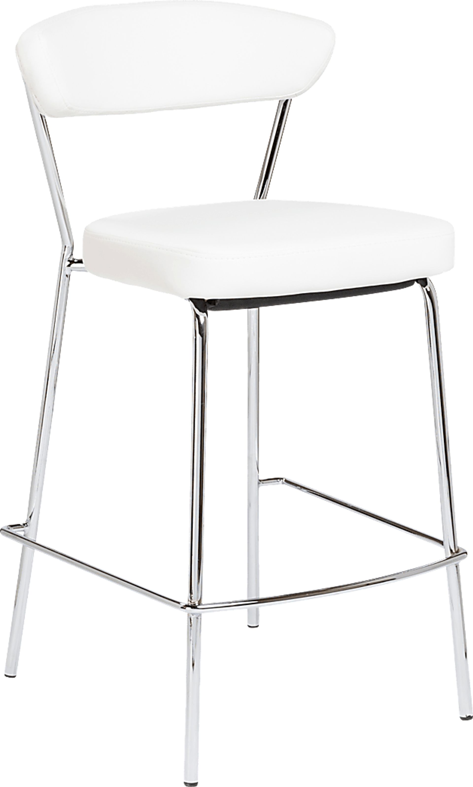 Artigale White Counter Stool, Set of 2 - Image 3