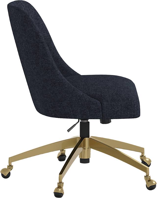 Artlane Dark Blue Desk Chair - Thumbnail - Image 3