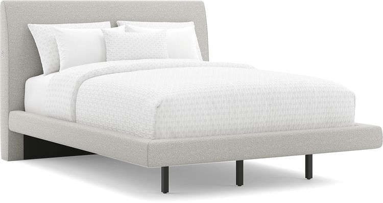 3 pc queen upholstered bed
