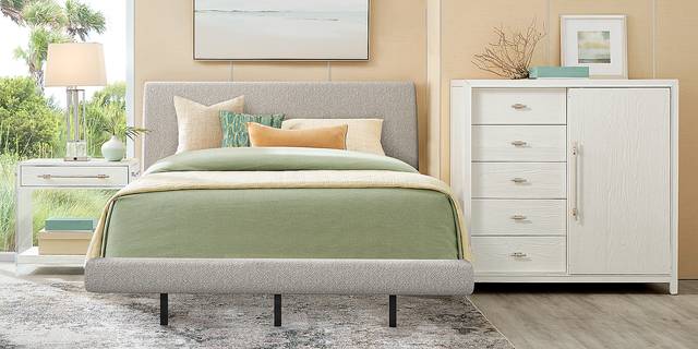 Aruba Gray 5 Pc Queen Bedroom - Thumbnail - Image 2