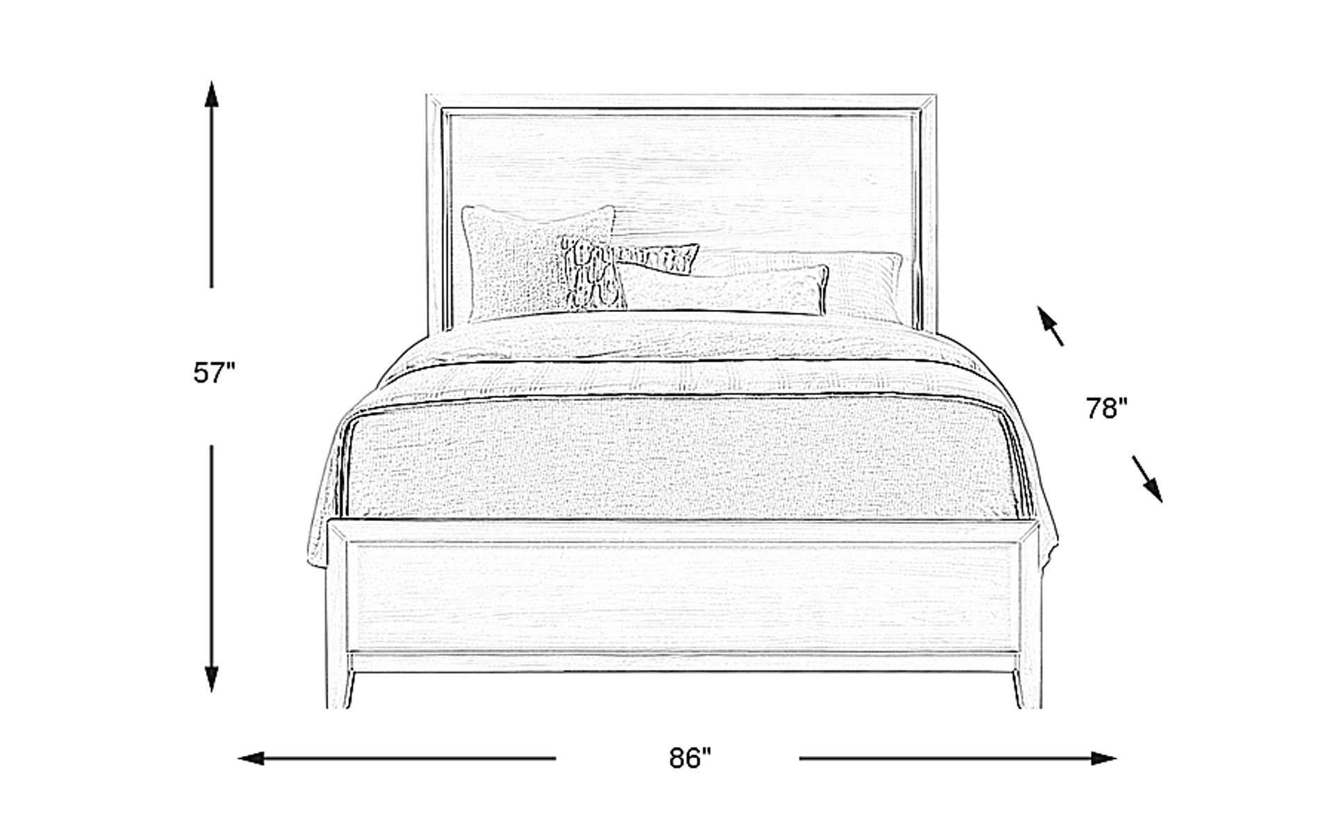Dimension Image. Please refer to the Dimension Tab on this page for dimension details.