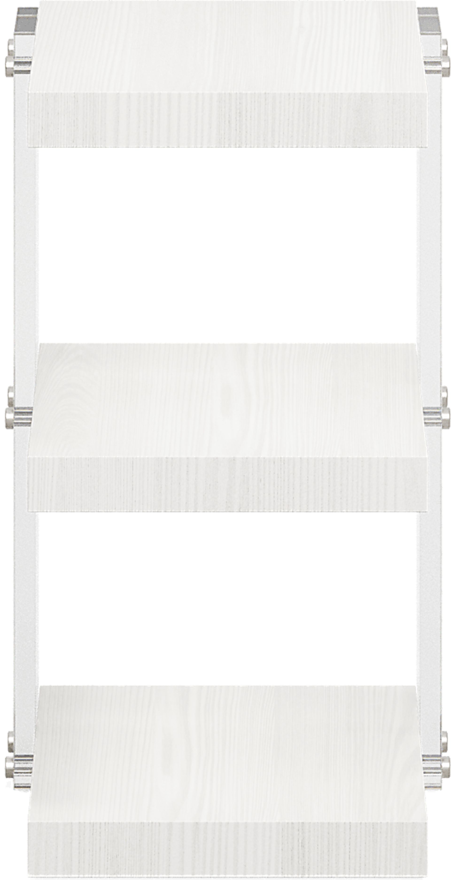 Aruba White Chairside Table - Image 2