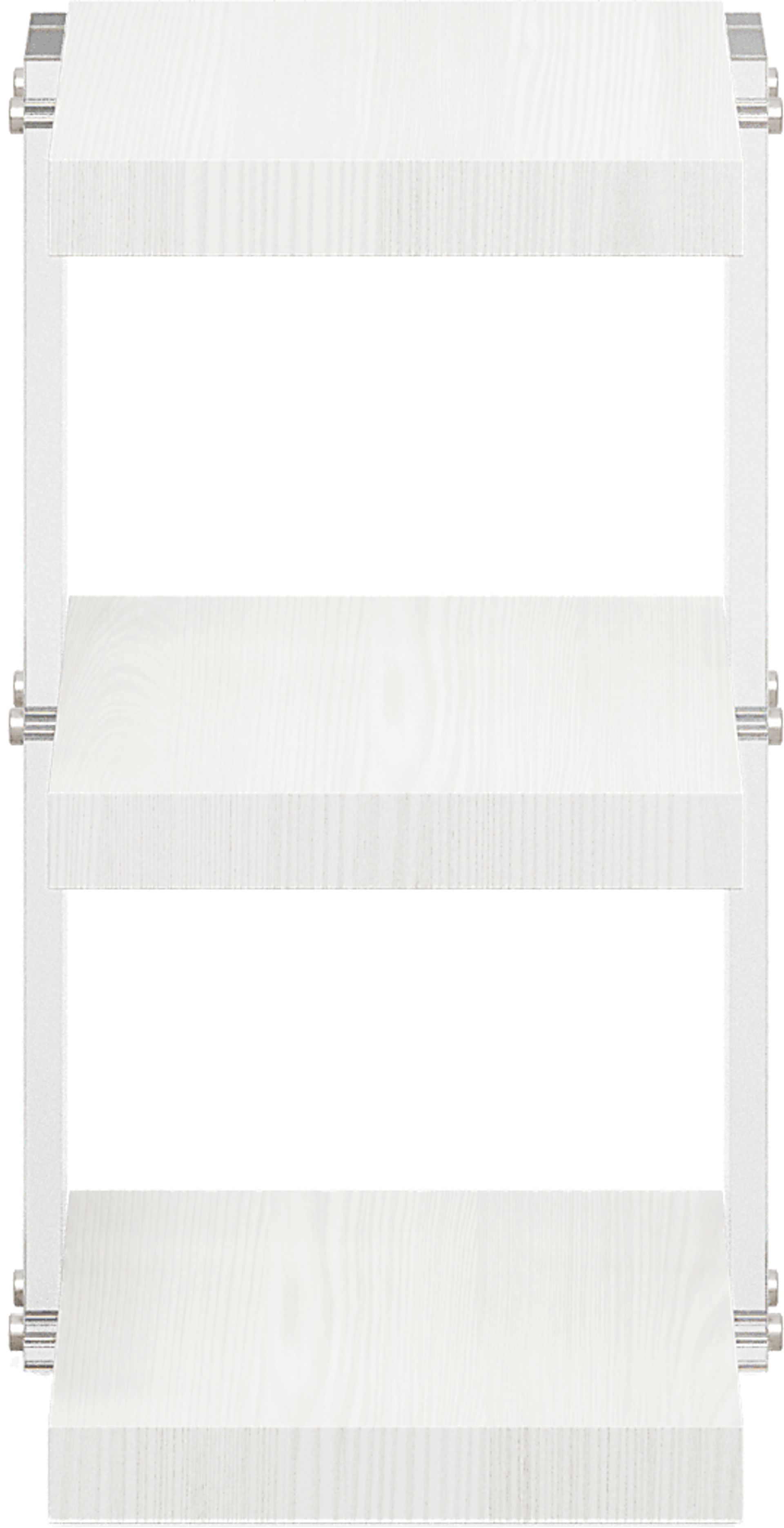 Aruba White Chairside Table - Image 2
