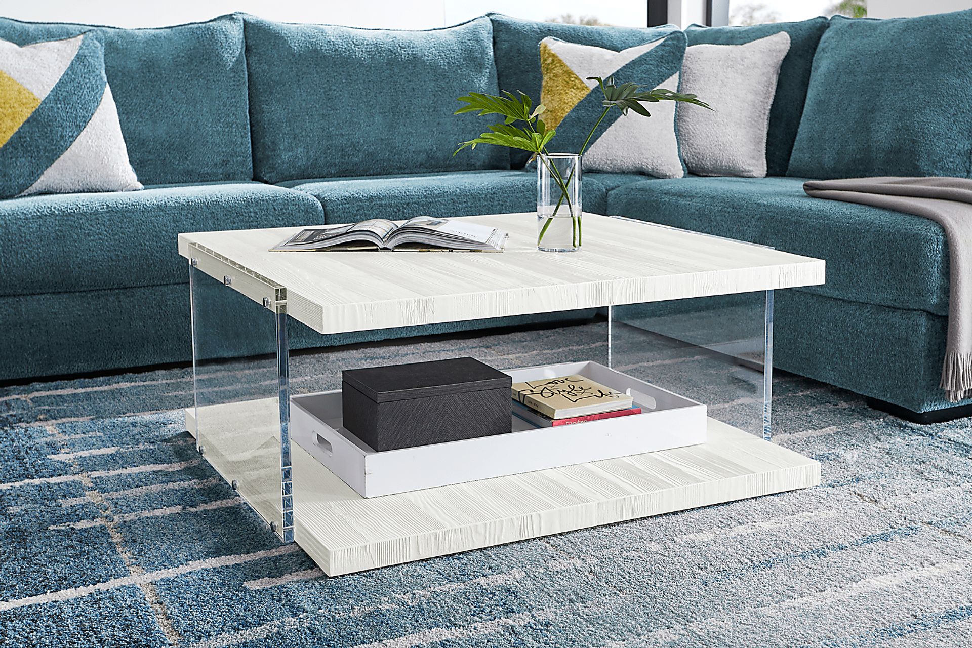 Aruba White Cocktail Table - Image 4