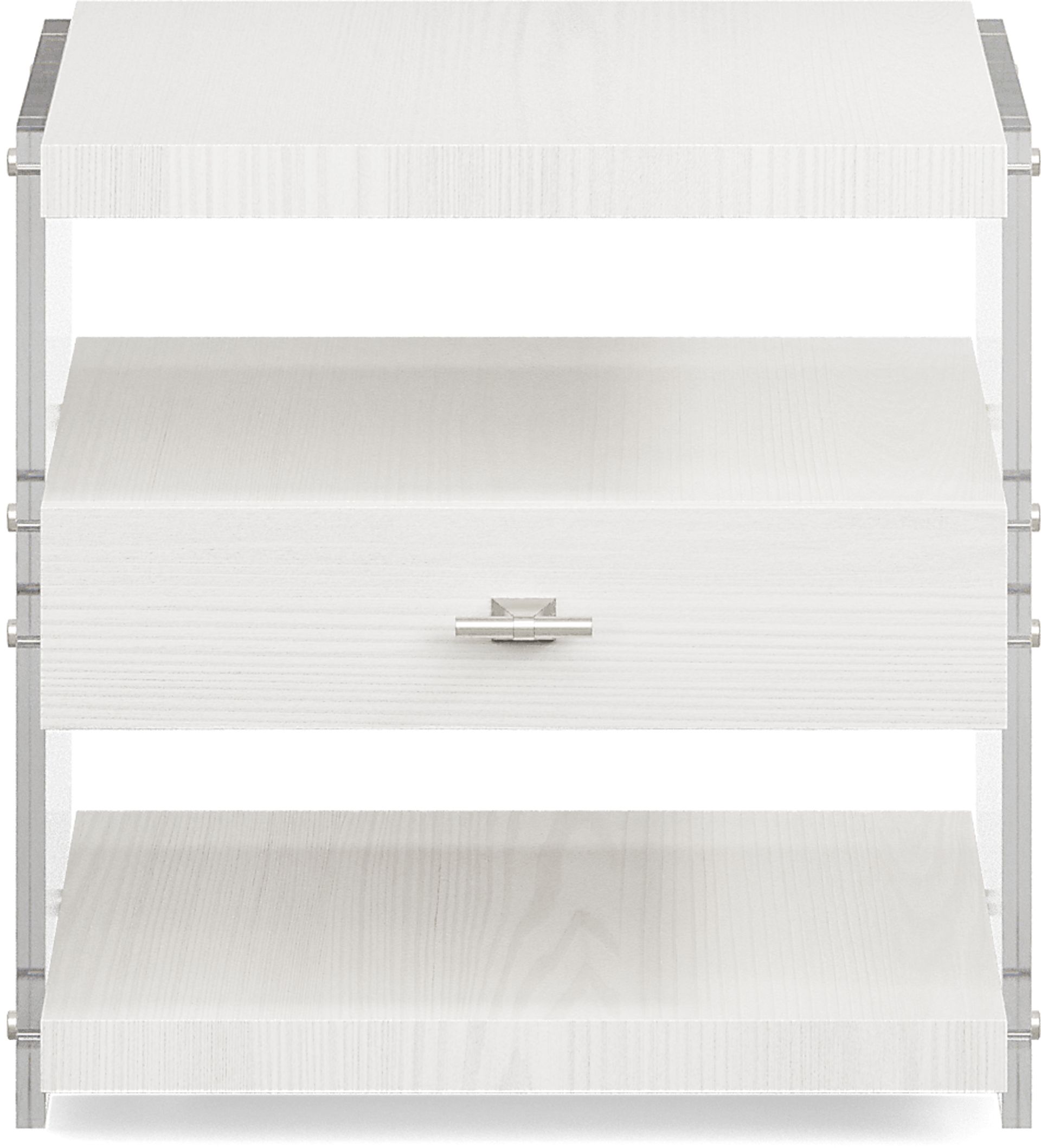 Aruba White End Table - Image 2